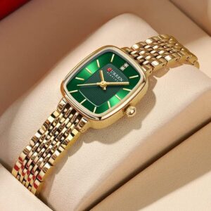 CURREN 9093 Quartz Latest Luxury Square Watch For Women’s