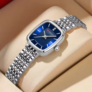 CURREN 9093 Quartz Latest Luxury Square Watch For Women’s