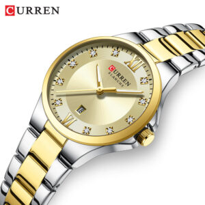 CURREN 9107 Quartz Stainless Steel Watch for Women