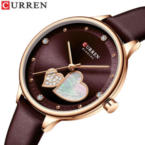 CURREN 9077 Women's Quartz Watches Wristwatch Leather