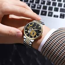 POEDAGAR 1416 Top Luxury Automatic Mechanical Stainless Steel Men’s Watch - Image 2