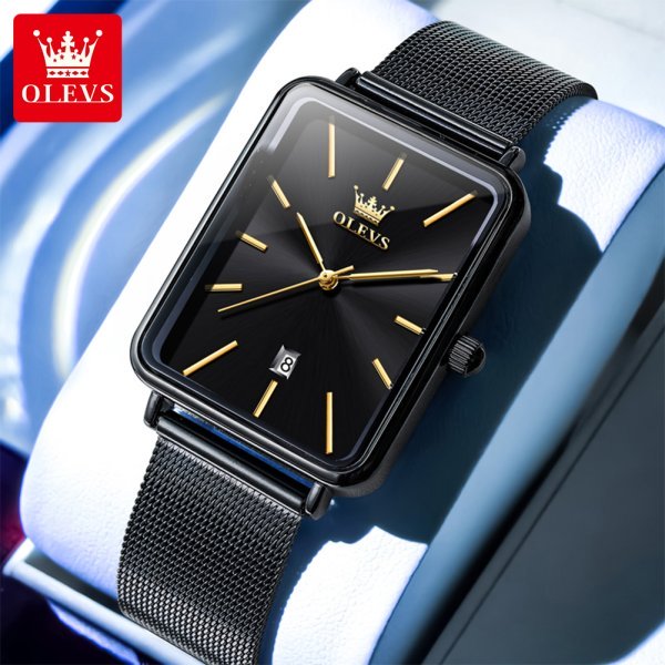 OLEVS 3692 Gent's Square Quartz Watch