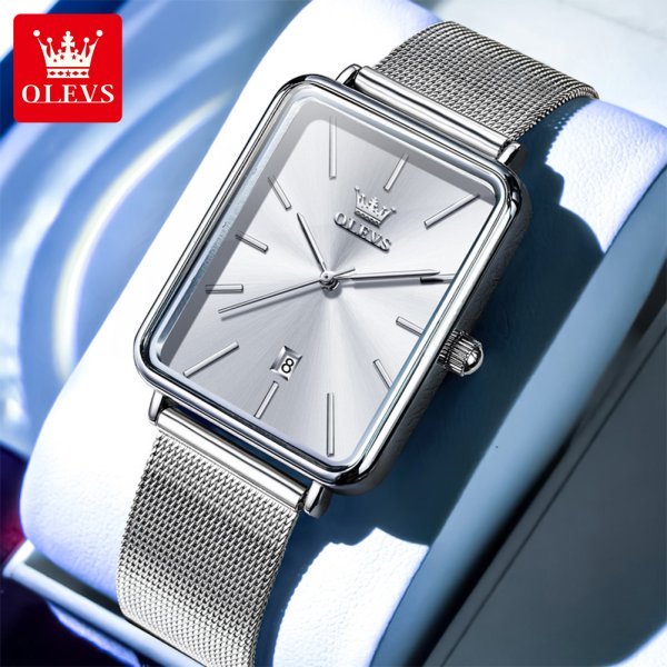 OLEVS 3692 Gent's Square Quartz Watch