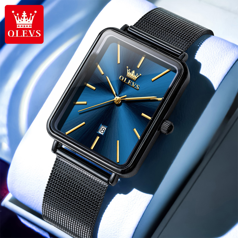 OLEVS 3692 Gent's Square Quartz Watch