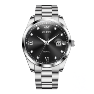Olevs 3709G Stainless Steel Analog Wrist Watch For Men