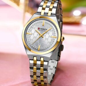 CURREN 9096 Stainless Steel Luxury Quartz Women Watch