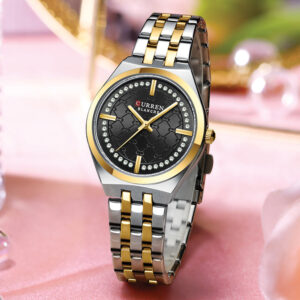 CURREN 9096 Stainless Steel Luxury Quartz Women Watch