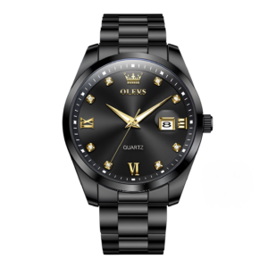 Olevs 3709G Stainless Steel Analog Wrist Watch For Men