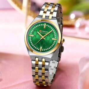 CURREN 9096 Stainless Steel Luxury Quartz Women Watch