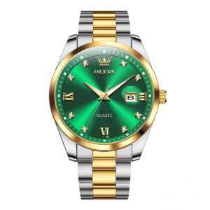 Olevs 3709G Stainless Steel Analog Wrist Watch For Men