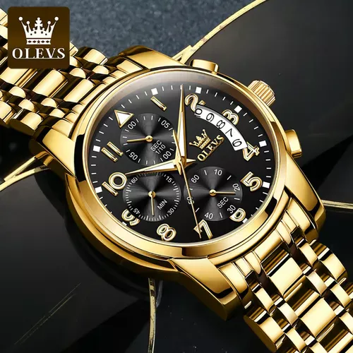OLEVS 2879 Chronograph Stainless Steel Fashion Business Men - Image 2