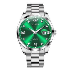 Olevs 3709G Stainless Steel Analog Wrist Watch For Men