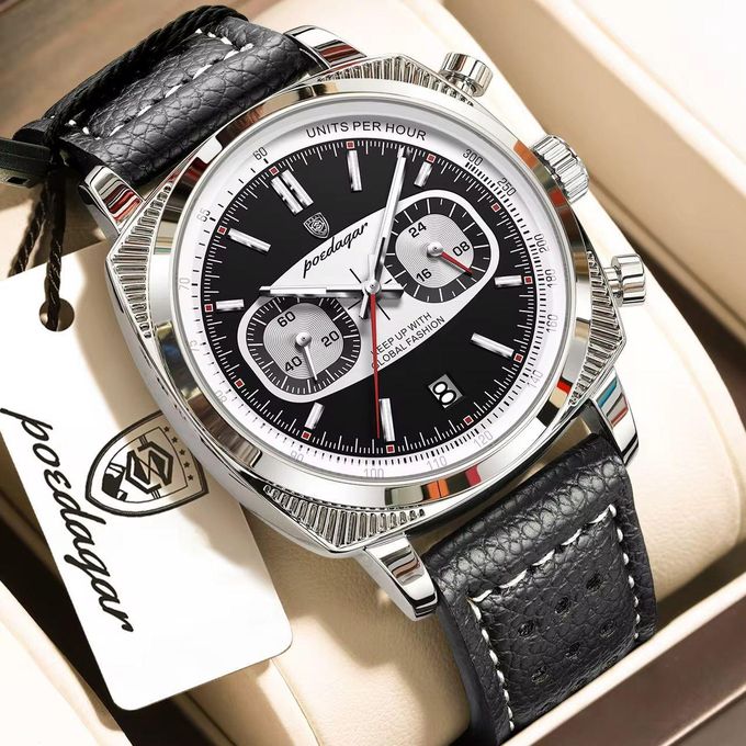 POEDAGAR 838 Original Fashion Men Clock Luminous Waterproof Chronograph Watch - Image 2