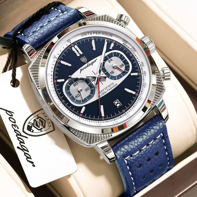 POEDAGAR 838 Original Fashion Men Clock Luminous Waterproof Chronograph Watch - Image 2
