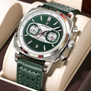 POEDAGAR 838 Original Fashion Men Clock Luminous Waterproof Chronograph Watch
