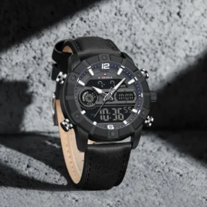 NAVIFORCE NF9263 Men's Watch Genuine Leather Strap