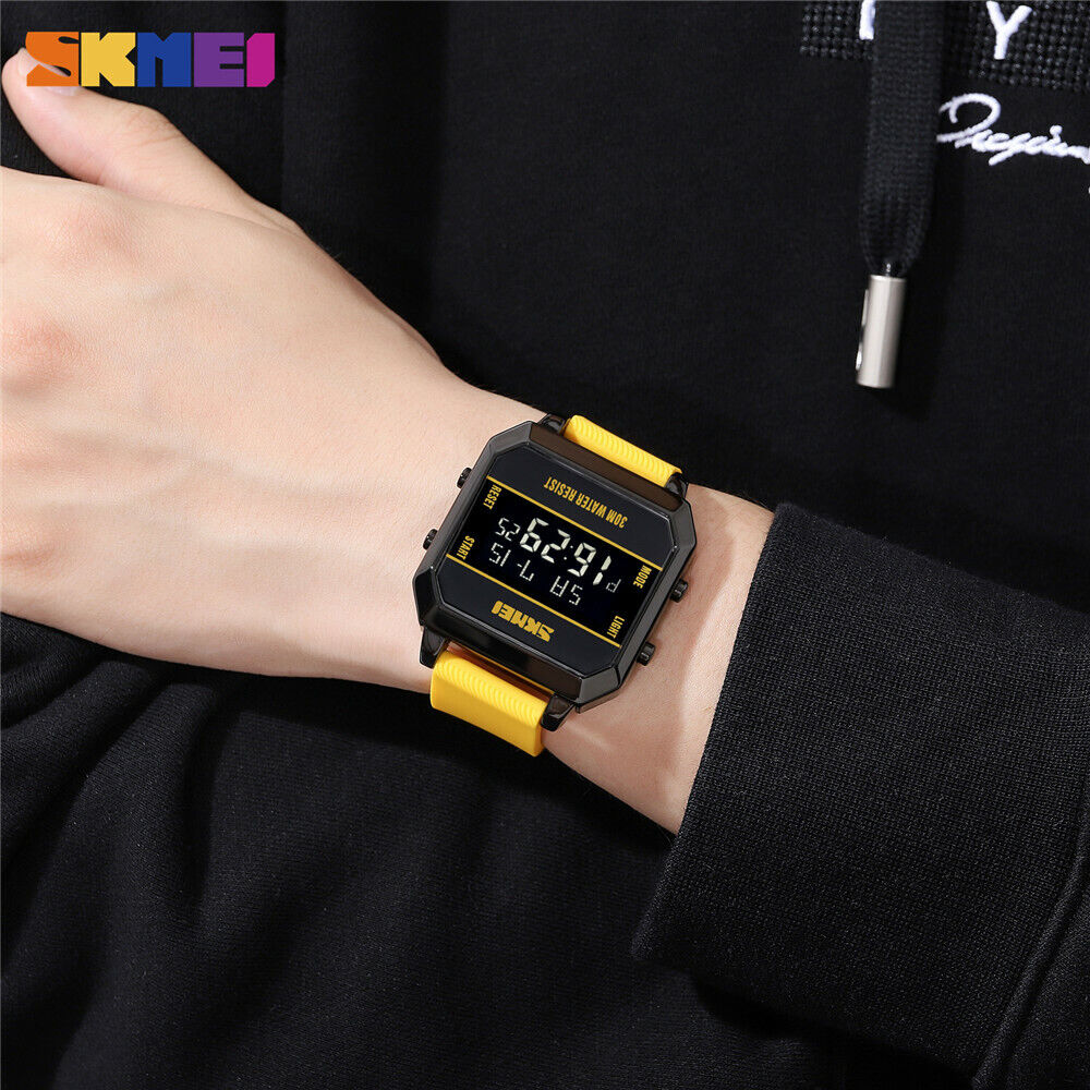 SKMEI 1848Men Fashion Sports Waterproof LED Luminous Men Watch - Image 2