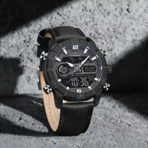 NAVIFORCE NF9263 Men's Watch Genuine Leather Strap