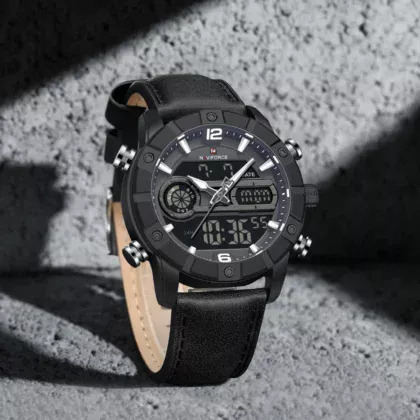 NAVIFORCE NF9263 Men’s Watch Genuine Leather Strap