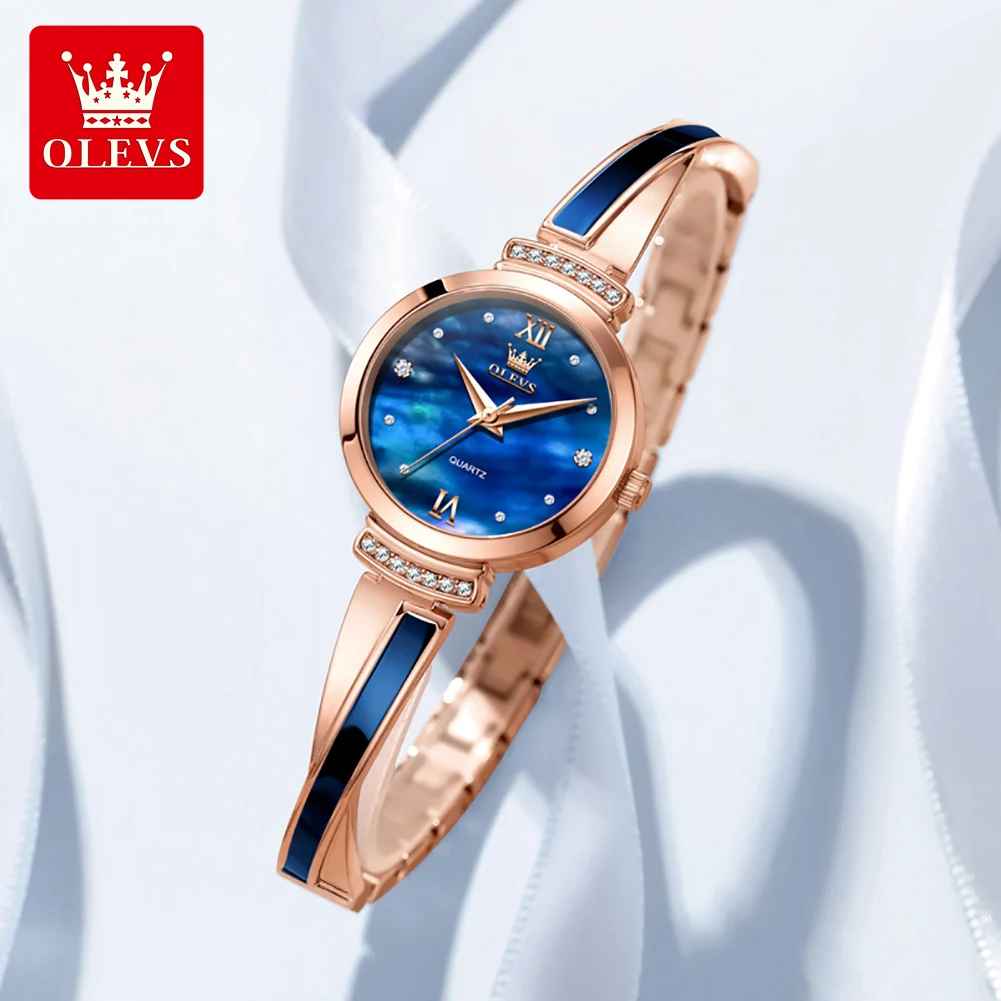 OLEVS 7140 Creative Watch For Women Special Design Quartz Movement - Image 2