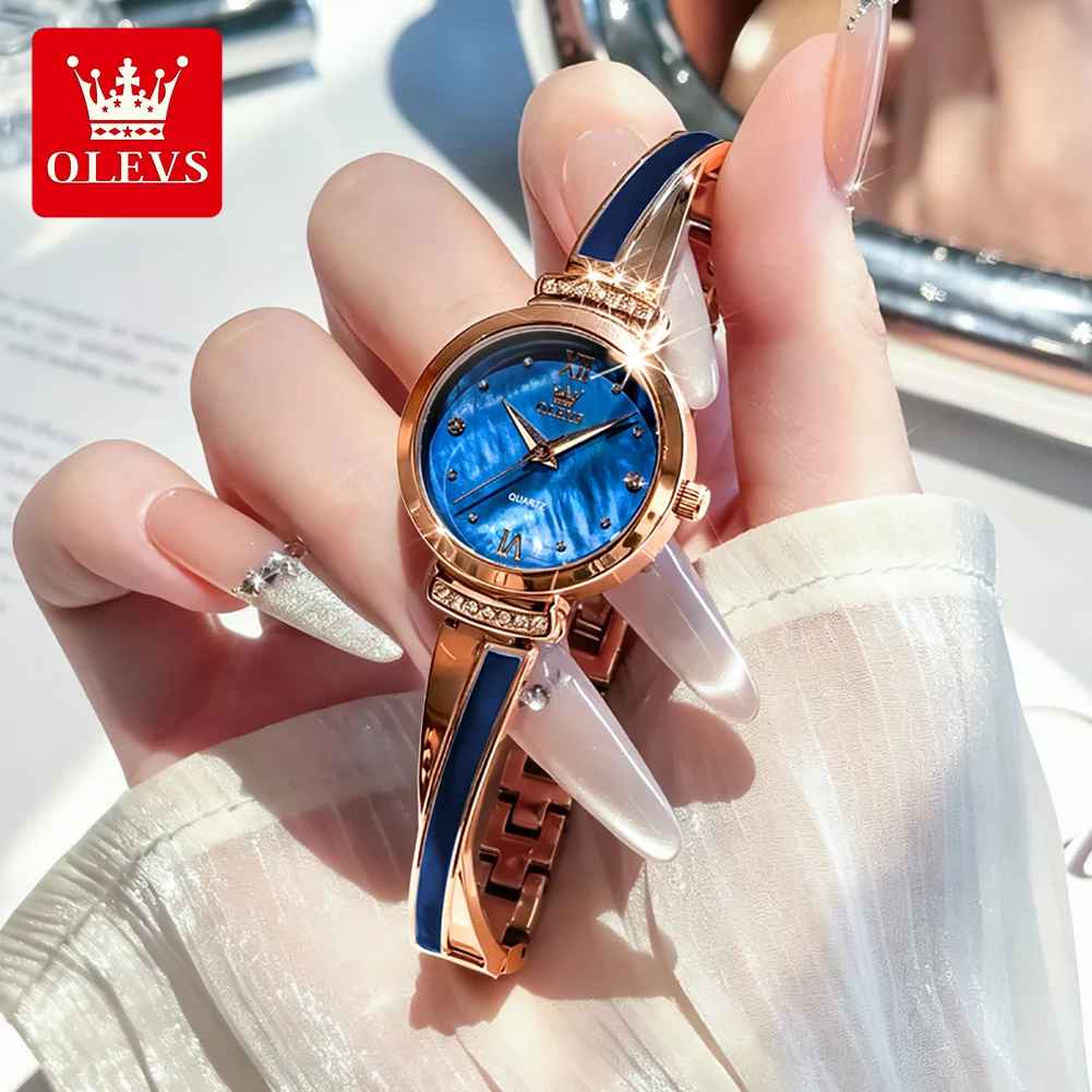 OLEVS 7140 Creative Watch For Women Special Design Quartz Movement
