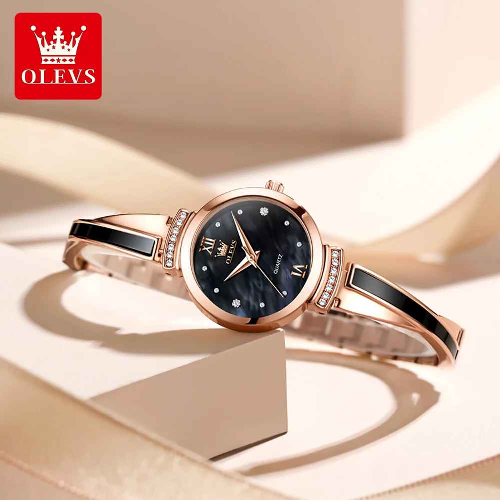 OLEVS 7140 Creative Watch For Women Special Design Quartz Movement - Image 2