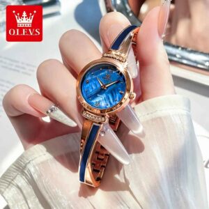 OLEVS 7140 Creative Watch For Women Special Design Quartz Movement