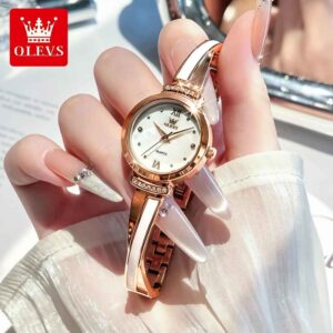 OLEVS 7140 Creative Watch For Women Special Design Quartz Movement