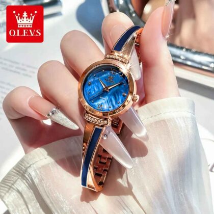OLEVS 7140 Creative Watch For Women Special Design Quartz Movement